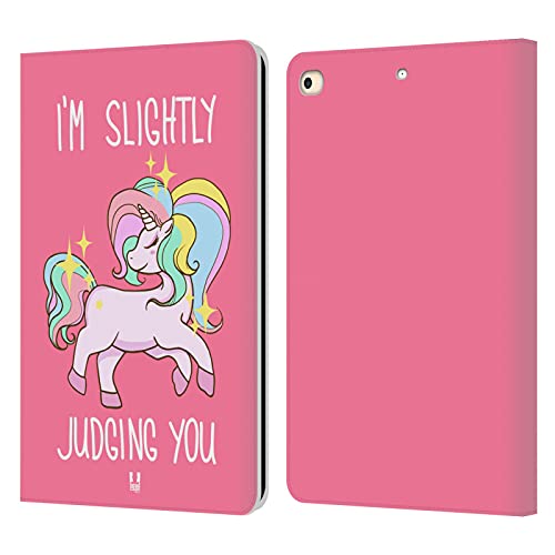 Étui portefeuille en cuir Apple iPad 9.7 Head Case Designs Licornes