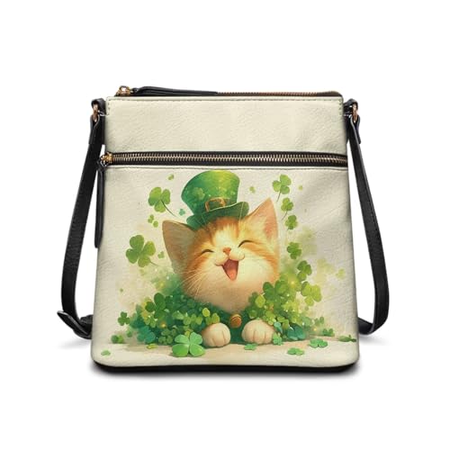 Image of Leather Purses for Women, Leather Hobo Bags for Women Travel Sling Purse Triple Zippered Pockets Shoulder Bag