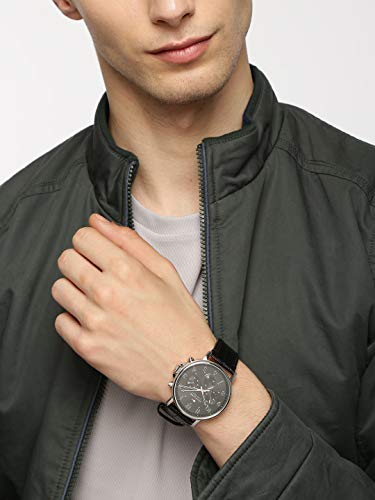 Image of Tommy Hilfiger Autumn-Winter 20 Analog Black Dial Men's Watch-TH1710381W