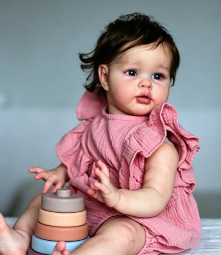 Muñeca Reborn Niña 20 Pulgadas con Accesorios y Caja miniatura 3