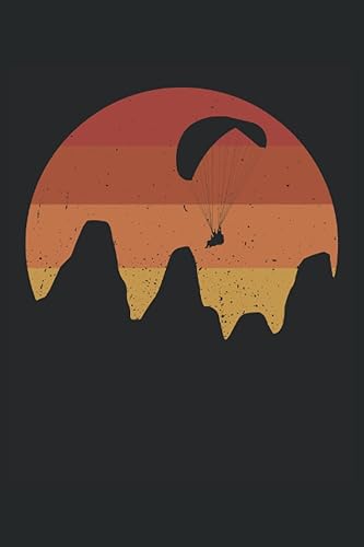 parapente Parapente Cuaderno DIN A5 6x9 pulgadas Planner Diary Writing Folleto 120 páginas Lubricación punteada (Spanish Edition)