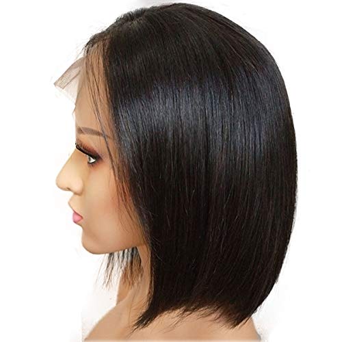 Hair 13x4 Lace Front Wigs Short Bob Straight Brazilian Remy Human Hair Bob Wigs for Black Women Human Hair Lace Front Wigs 8 Inches