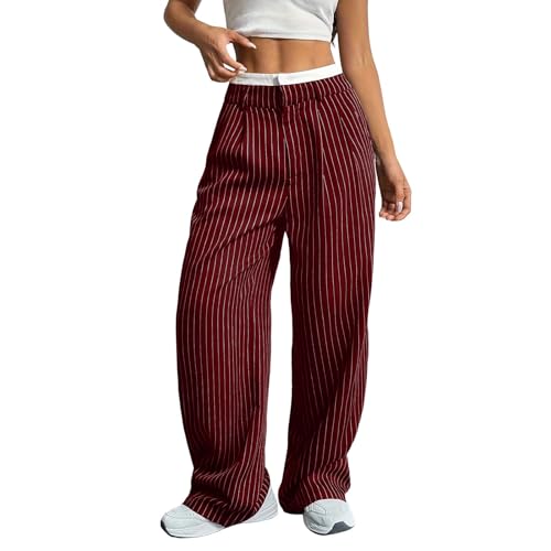Pantalon de jogging élastique jambe large en polyester ultra confortable