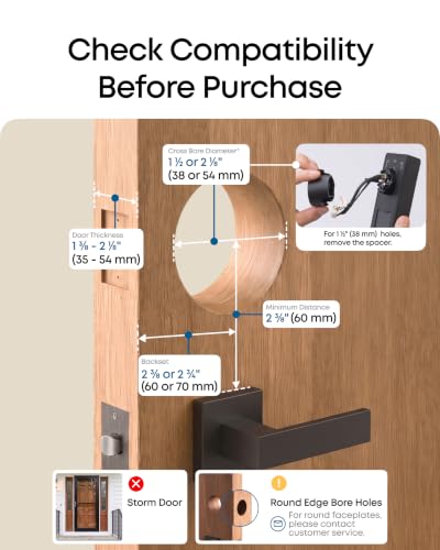 eufy Security Video Smart Lock E330, Fingerprint Keyless Entry Door Lock - image 9