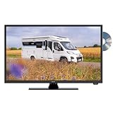 Gelhard GTV2456 LED Smart TV 24 Zoll mit DVD und Bluetooth DVB S2/C/T2 für 12V u. 230Volt WLAN Full HD