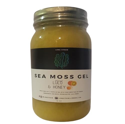 Longstraw lulo and honey sea moss gel jar — the naturally sweetened entry pick for beginners