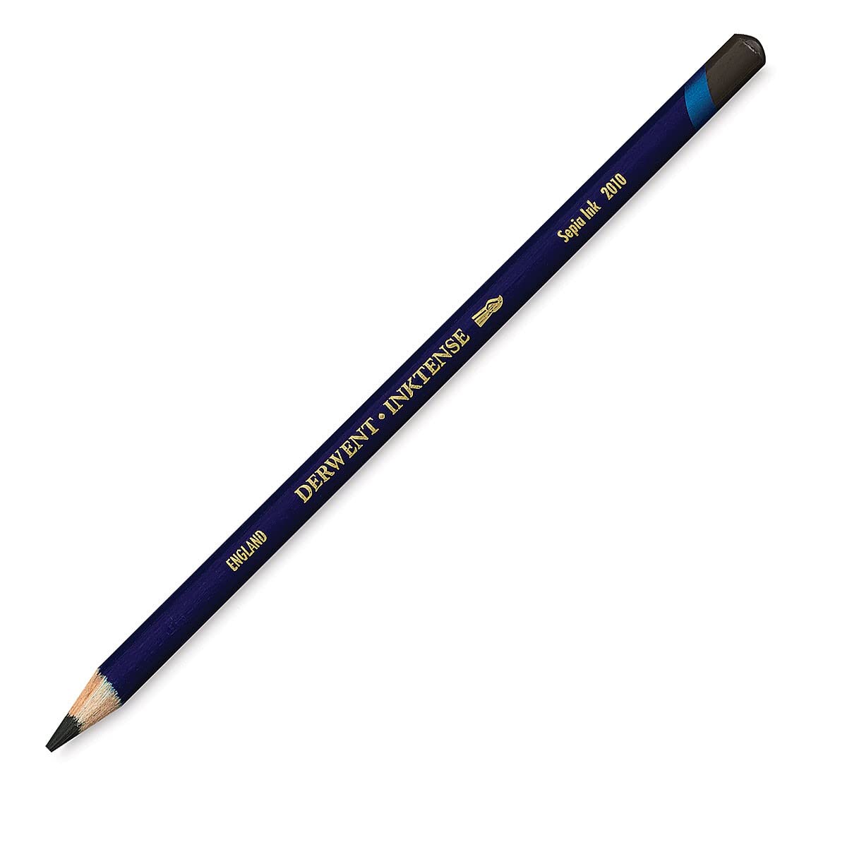 Derwent Inktense Permanent Watercolour Single Pencil, Sepia Ink (2010), 4mm Premium Core Strength, Water-Soluble, Ideal for Drawing, Colouring & Painting on Paper & Fabric, Professional Quality (2301895) โ image 1
