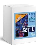 Fauna Marin SRL ICP-Test-Set L, 4 Stück ICP-Test, Wasseranalyse der wichtigsten Makro- und Spurenelemente, 4er-Pack