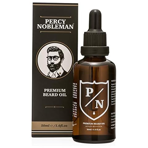 Percy Nobelman Premium Beard Oil, 1.69 Ounce Cover