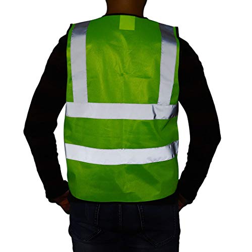 Bartosi Safety Reflective Vest Yellow Gear High Visibility Vest Construction Work Vest for Women and Men - Thumbnail 6