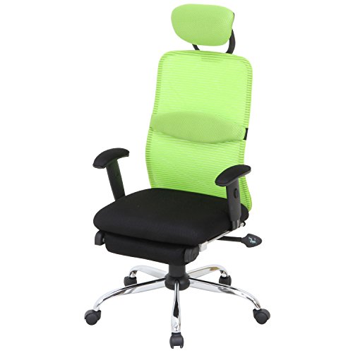 不二貿易 メッシュバックチェア スリープ グリーン 50380