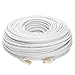 100FT S/FTP CAT 7 Gold Plated Shielded Ethernet RJ45 Copper Cable 10 Gigabit Ethernet Network Patch Cord Cat7 (100ft, White)