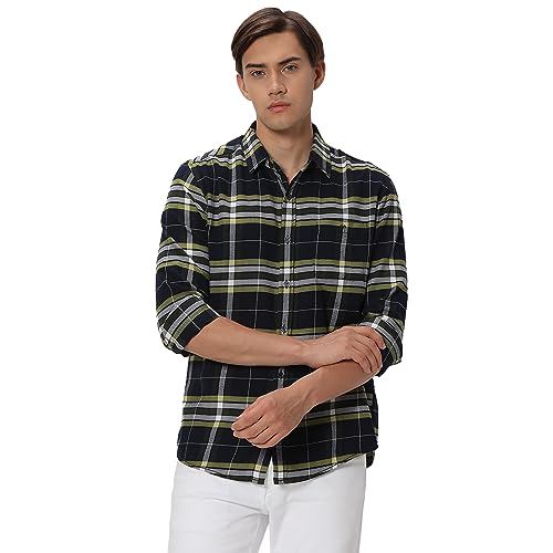Image of MUFTI Mens Cotton Slim Fit Shirt