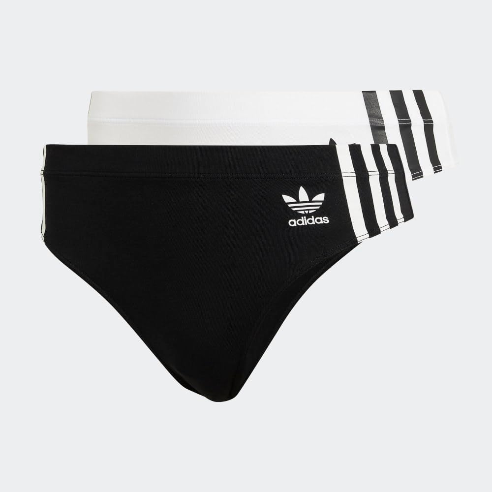 adidas Women's Smart Cotton Wide Side Thong Underwear