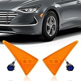 TODO Left Right Front Turn Signal Lamps & Wire for 2020-2021 Sonata 92301-L0000 92302-L0000
