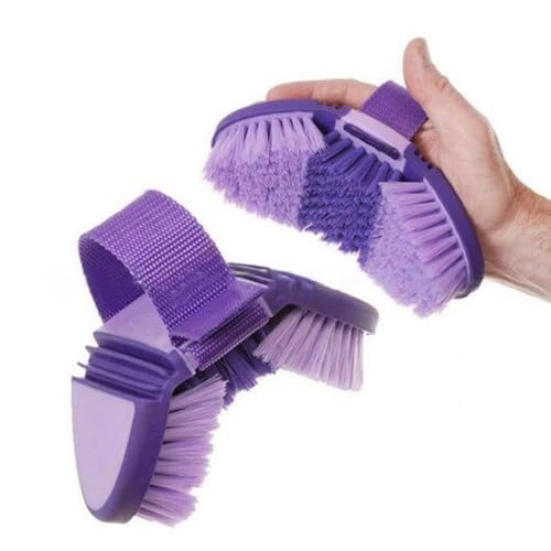 Mrchrogge Escova dobrável para cavalos, pente de massagem para cavalos e cavalos, escova de cabelo d