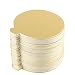Rockyin 100 PCS alla Mousse di Cioccolato Boards Carta Oro Cupcake Dessert Displays Vassoio di Nozze Torta di Compleanno