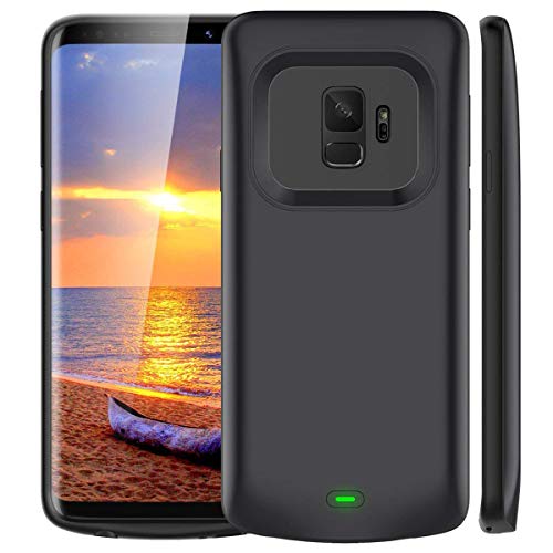 Galaxy S9 Battery Case, Vproof 4700mAh Portable Charger Case Extended Charging Case Rechargeable Protective Backup Power Case for Samsung Galaxy S9 (2018) (Black)