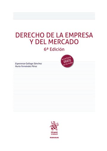 Derecho de la Empresa y del Mercado 6ª Edición 2022 (Manuales de Derecho Civil y Mercantil)