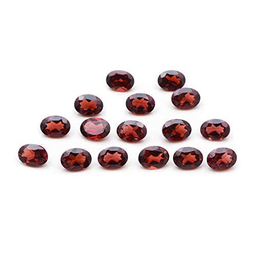 Grenat naturel 6x4mm ovale AAA pour la haute joaillerie artisanale