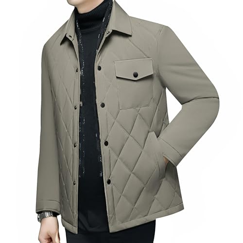 Veste matelassée légère et chaude avec col châle imprimé - 6