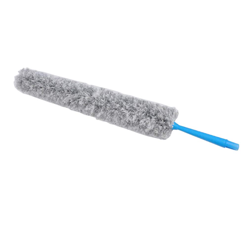 Monba Grey Microfibre Radiator Cleaner Cobweb Duster,Bendable,Fluffy,Feather Duster,Long Handled Dusters Cleaning Tools-Cleans Behind Radiators And In Other Hard To Reach Areas
