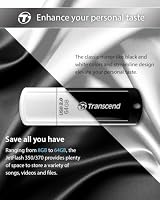 Transcend JetFlash 370 64GB USB-Stick (nur 8,5g) weiß – Ansicht 3