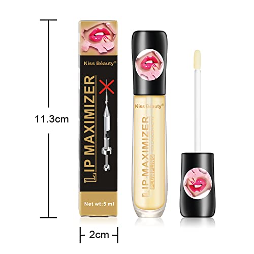Cozzo Lip Plumper Vitamin E Plumping Lip Maximizer Serum Transparent Toot Lip Oil Plumper Lip Gloss Moisturizing Lips Plumper Instant Lip Care Product Reduce Fine Lines (1 Pcs) #TOP6