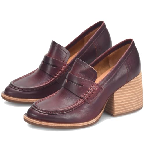 Image of MOOMMO Women Chunky Platform Loafers Pumps Round Closed Toe Slip On Penny Loafers Suede Block High Heels Oxford Shoes Formal Classic Thick Heel Dress Loafer Office Ladies Vintage Comfort 4-11 M US