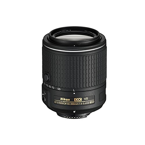 Nikon Obiettivo Nikkor AF-S DX 55-200 mm, f/4-5.6 ED VRII [Versione EU]