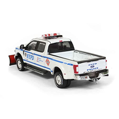 Greenlight 1/64 2019 Ford F-350 Dually NYPD Hazmat miniatura 4