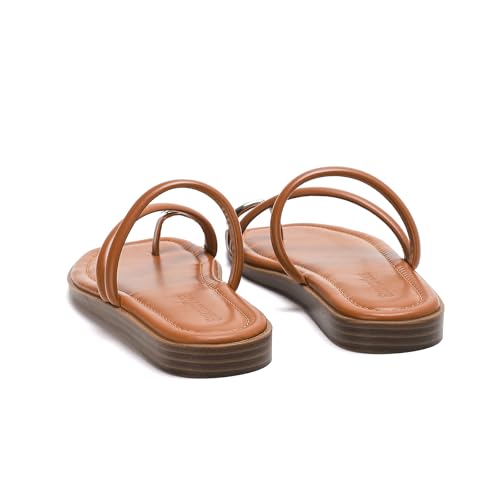 Stratuxx Kaze Women's Toe Ring Flat Sandals Dressy Strappy Flip Flops Slide - image 7