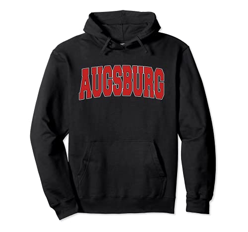 AUGSBURG GERMANY Varsity Style Vintage Retro German Sports Pullover Hoodie