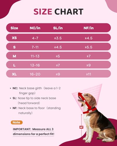 MIDOG Dog Cone Collar After Surgery, Soft Dog Cone Alternative to Stop Licking,Adjustable Elizabethan Recovery Cones for Small to Large Sized Dogs — view 6