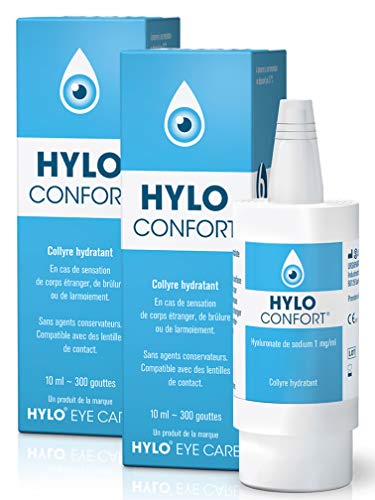 HYLO CONFORT Apaise la Gêne Sévère et Brûlure Oculaire - Lot Double de 10ml
