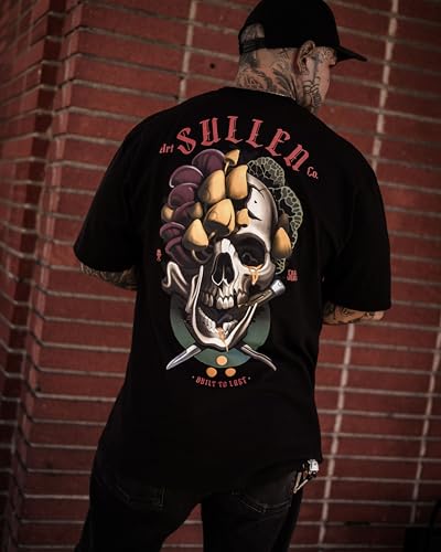 Sullen Men's Last O Us Fungi Capsule Tattoo Lifestyle Graphic Standard Short Sleeve Tee White4