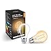 Produktbild GLEDOPTO E27 ZigBee Smart Filament CCT Leuchtmittel kompatibel mit Philips Hue*, Alexa & Google (Bridge erforderlich), 2200-6500K (A60, Amber)
