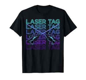 Laser-Tag, Retro T-Shirt