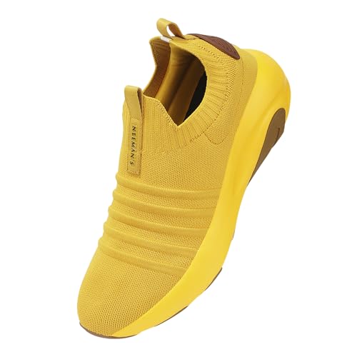 Image of Neeman's Unisex Begin Walk 'Breeze' Slip Ons Shoes | Breathable Knit Upper with Cushioned Insole & Supportive Midsole for Everyday Comfort