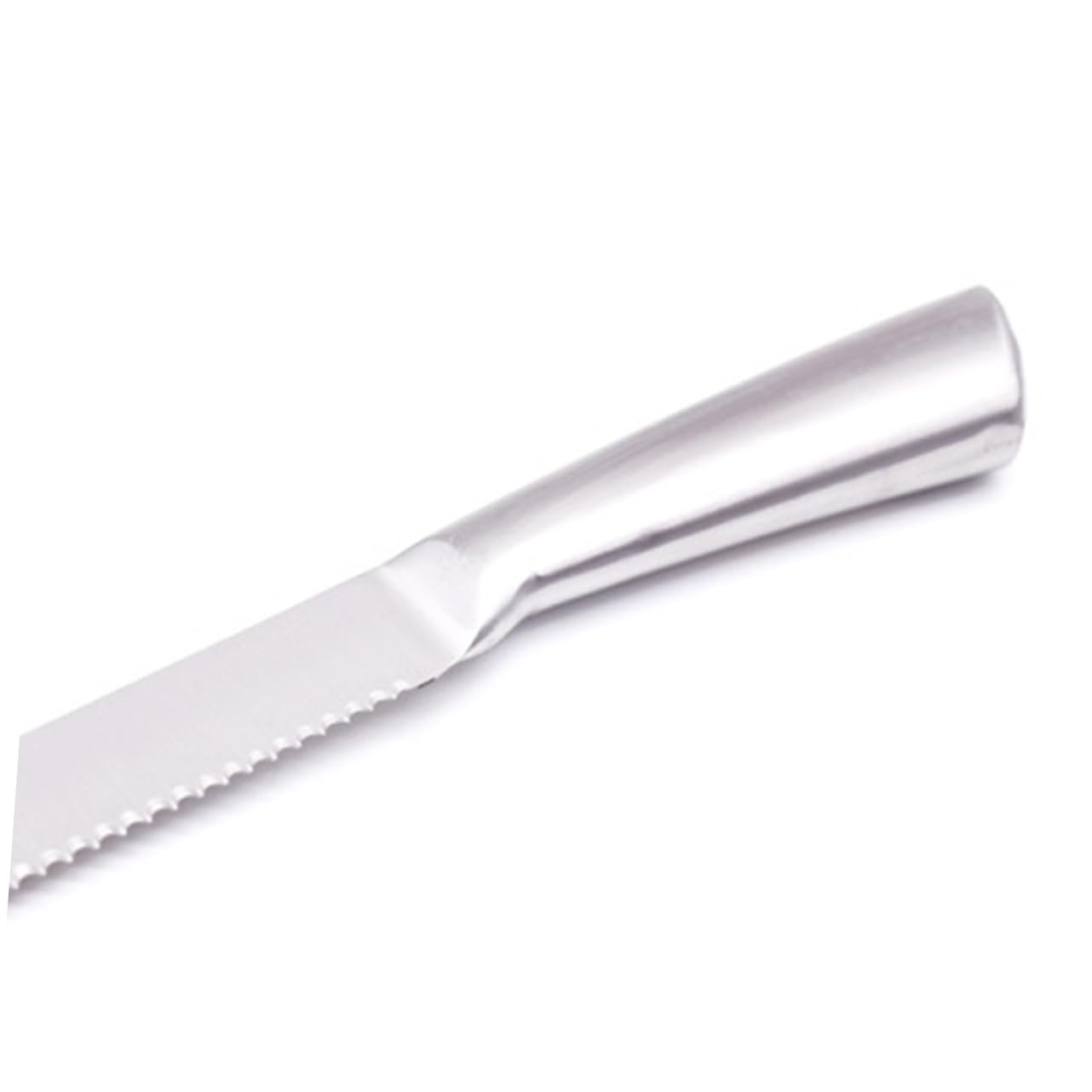 TOPBATHY 3piezas Cuchillo De Pan Inoxidable Dientes Para Pasteles y Pizza Herramienta De Repostería Para Bodas y Cumpleaños
