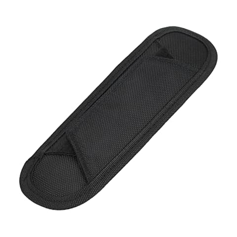 BuyWeek Bag Strap Pad, Soft Anti-Slip Bag Strap Padding Shoulder Strap Pad Replacement Black for Camera Backpack Guitar Cover