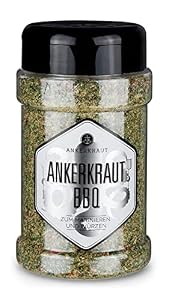 Ankerkraut BBQ und Grill Gewürzmischung, das Original Gewürz, mit Knoblauch und Oregano, leicht pikante Note, 150 g im Streuer