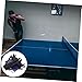 BESPORTBLE Portable Table Tennis Net Post Pong Rack Accessory for Easy Setup for Home and Outdoor Use Lightweight and Design Dark