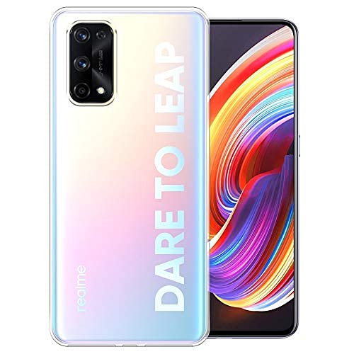 Image of Fashionury Crystal Clear Case for Realme X7 Pro | Yellowing Resistance | Transparent TPU Silicone | Raised Camera Lips | Slim Transparent Cover