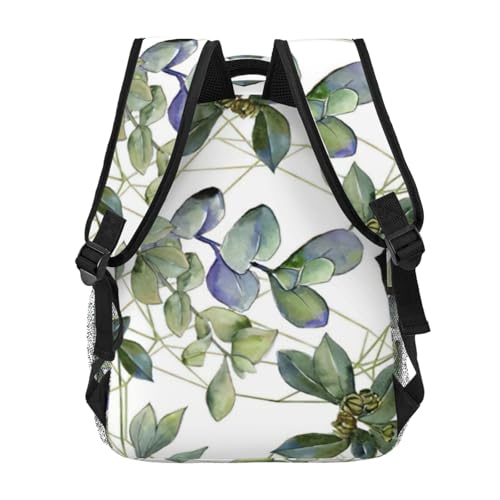 Sac à dos léger eucalyptus vert grand compartiment urbain et loisirs - 4