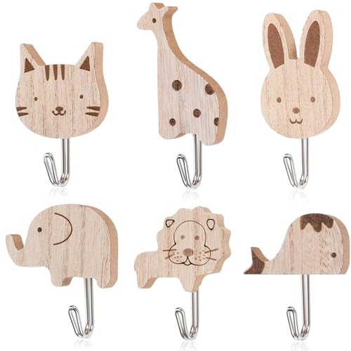NONEOYNO 6 ganchos para ropa de animales