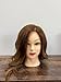 KASHIA BEAUTY Cosmetology Mannequin Head – Brown – 24” Synthetic Hair for Cutting Braiding Coloring & Heat Styling – Soft Tangle-Free Hair – Fits Standard Tripod or Clamp Stand