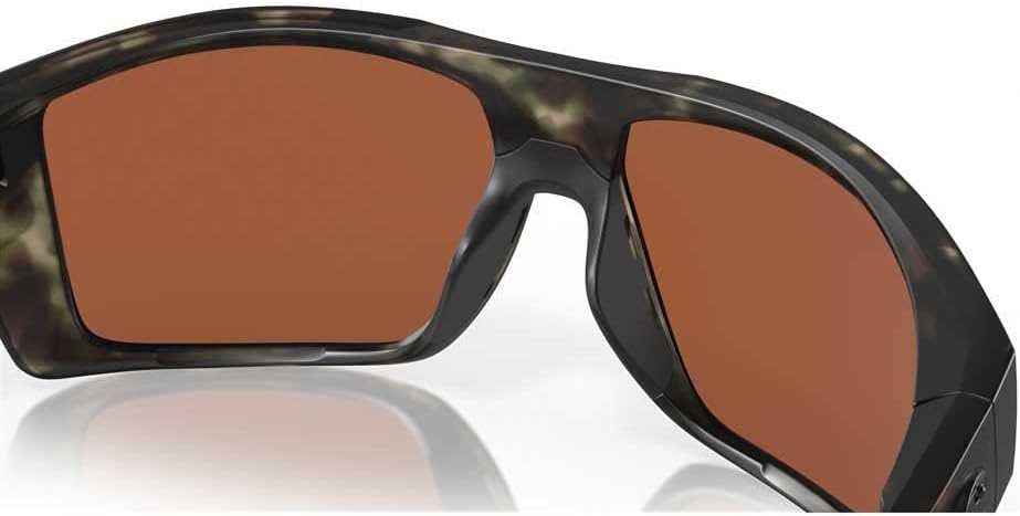 Costa Del Mar Mens Diego Rectangular Sunglasses