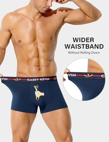 Casey Kevin Men's Cotton Boxer Briefs Funny Cartoon Underwear, Gag Gifts for Men, Soft & Breathable Tagless Novelty Trunks4