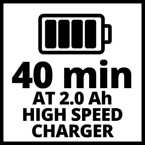 Einhell Accu Voegenreiniger GC-CC 18 Li Kit (1x2,0Ah) Power X-Change (Li-Ion, 18 V, 1200 min-1, borsteldiameter 10 cm, incl. staal- en nylonborstel, incl. 2,0 Ah accu en lader), Meerkleurig